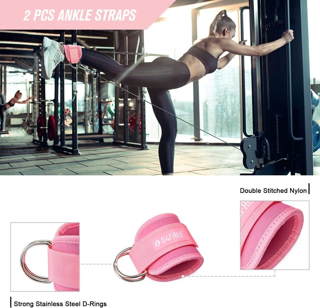 G4Free 9er Set Langhantel Polster/Nackenpolster/Barbell Pad für Kniebeugen/Hip Thrusts/Lunges/Olympi