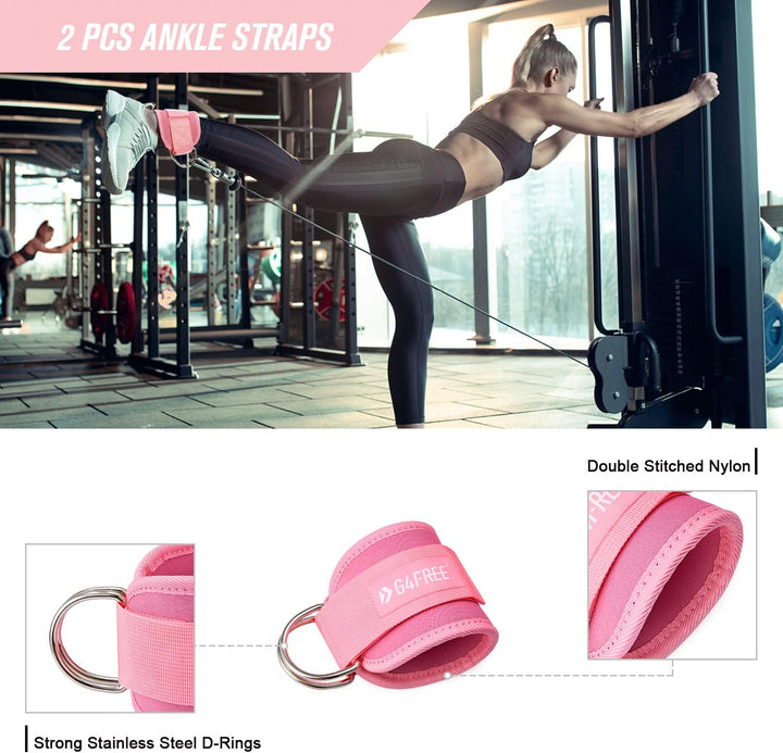 G4Free 9er Set Langhantel Polster/Nackenpolster/Barbell Pad für Kniebeugen/Hip Thrusts/Lunges/Olympi