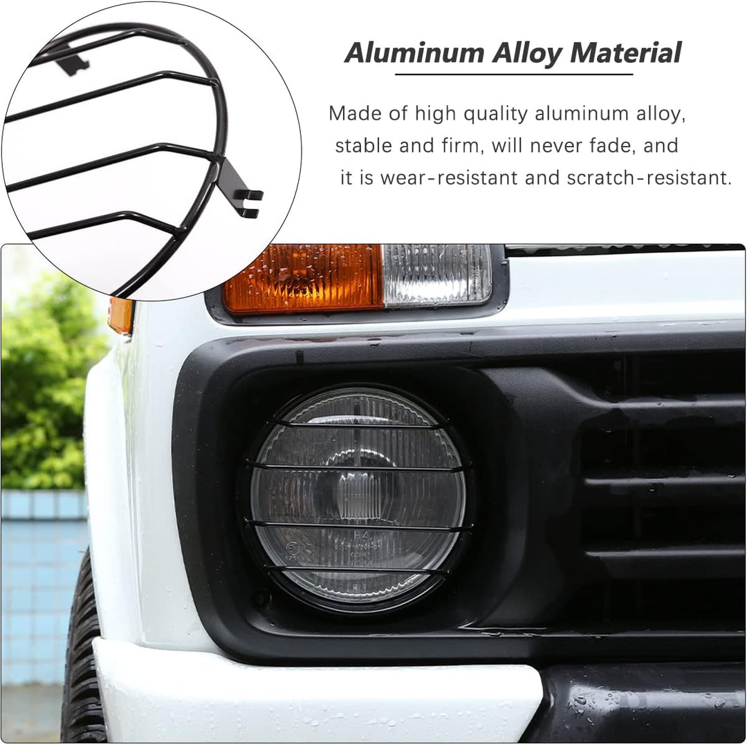 DIYUCAR 6 teile/satz Aluminiumlegierung Nebelscheinwerfer Hinten Schwanz Lampe Protector Rahmen Trim