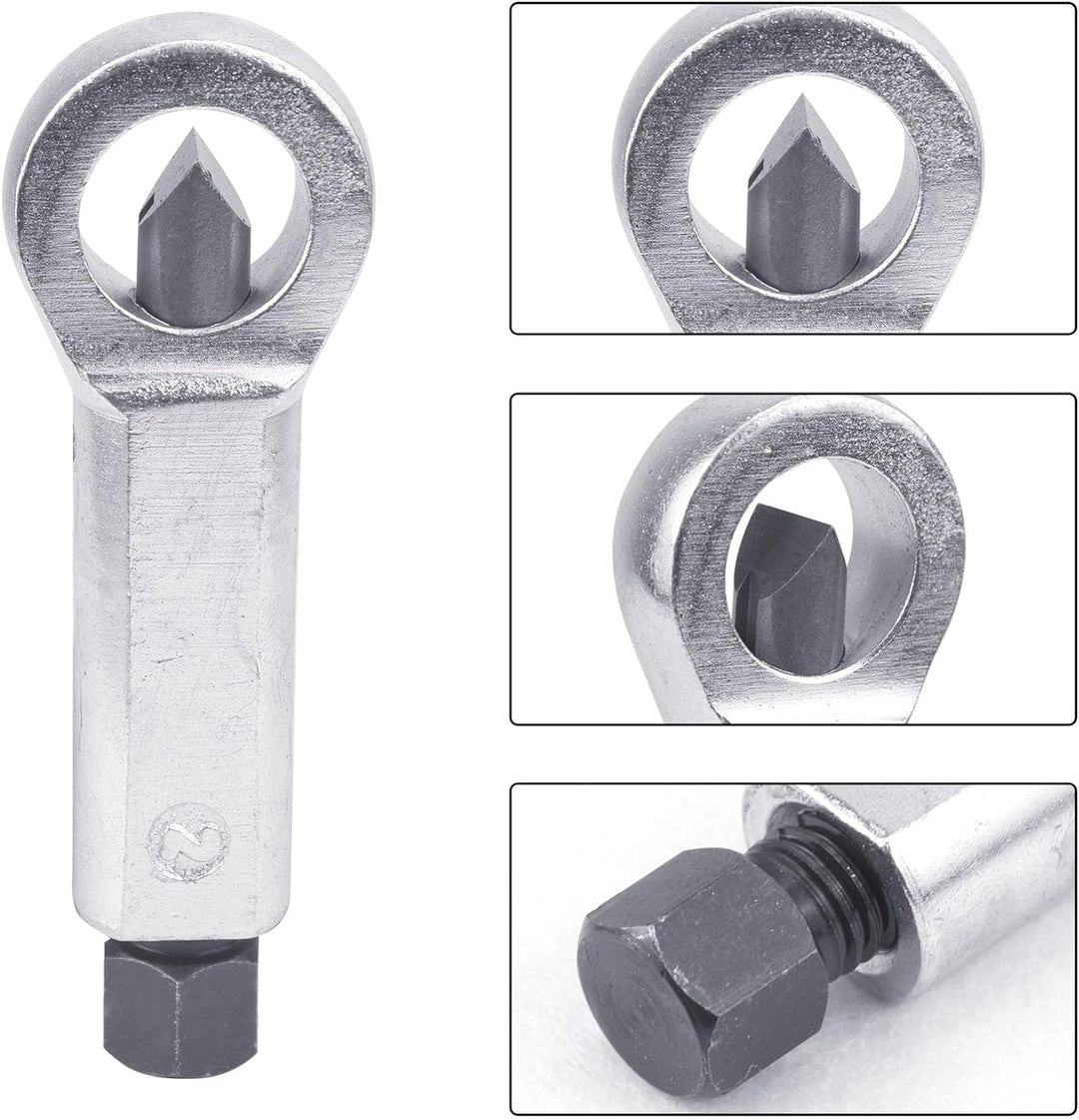 BIGP 4-tlg Mutternsprenger-Satz, 9-12 mm / 12-16 mm / 16-22 mm / 22-27 mm Nuss Splitter Mutter Entfe