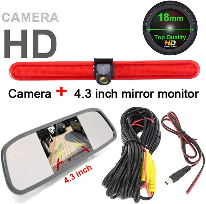 1280X720 Pixel Dritte Dach Top Mount Bremsleuchte Kamera Bremslicht Rückfahrkamera IR Licht für T5 M