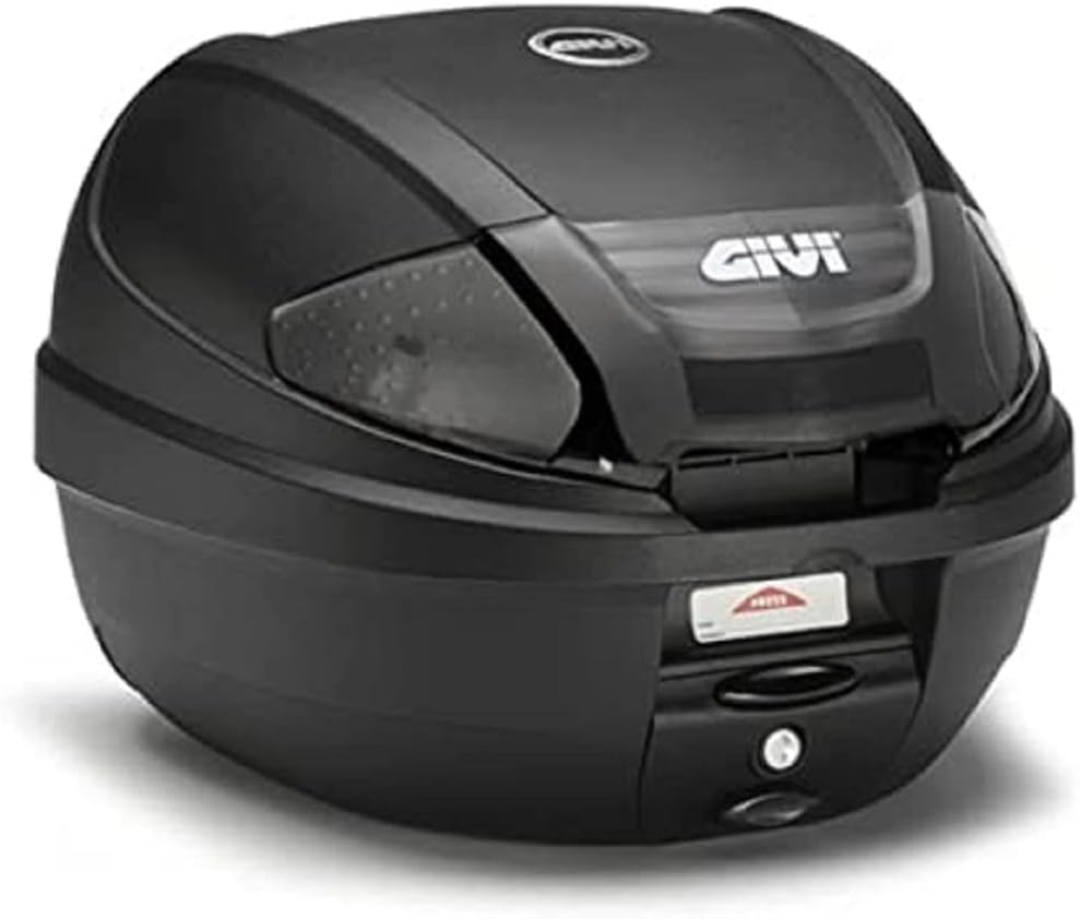 Givi E300NT2 Tech Monolock Topcase mit Platte, Schwarz, 40 Single, Single