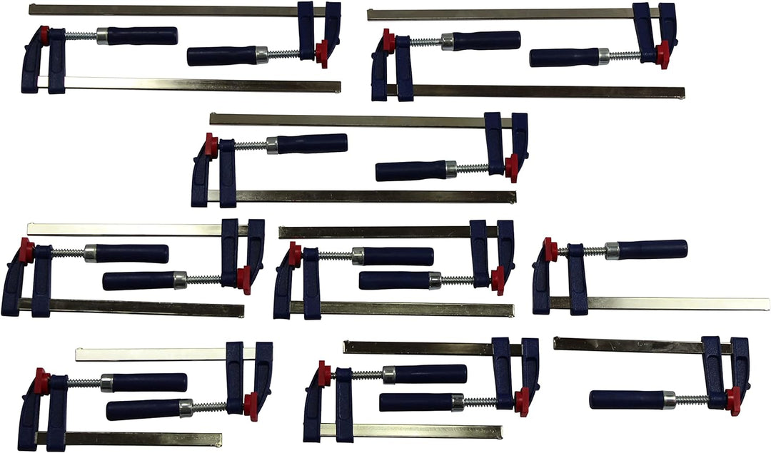 16 x Schraubzwinge Set 150x50 + 200x50 + 300x50 Zwinge Klemmzwinge Leimzwinge