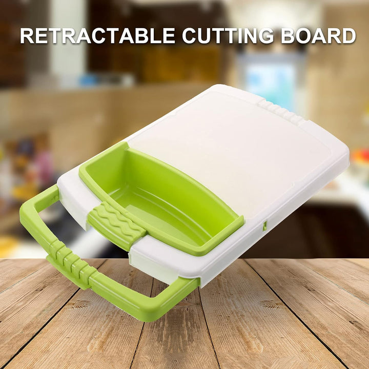Multifunktions-Schneidebretter Für Die Küche über Der Spüle Mit Vorratsbehälter Und Siebkombination,