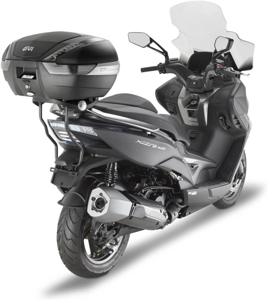 Givi SR6104 Topcase Träger Monokey Koffer, Schwarz