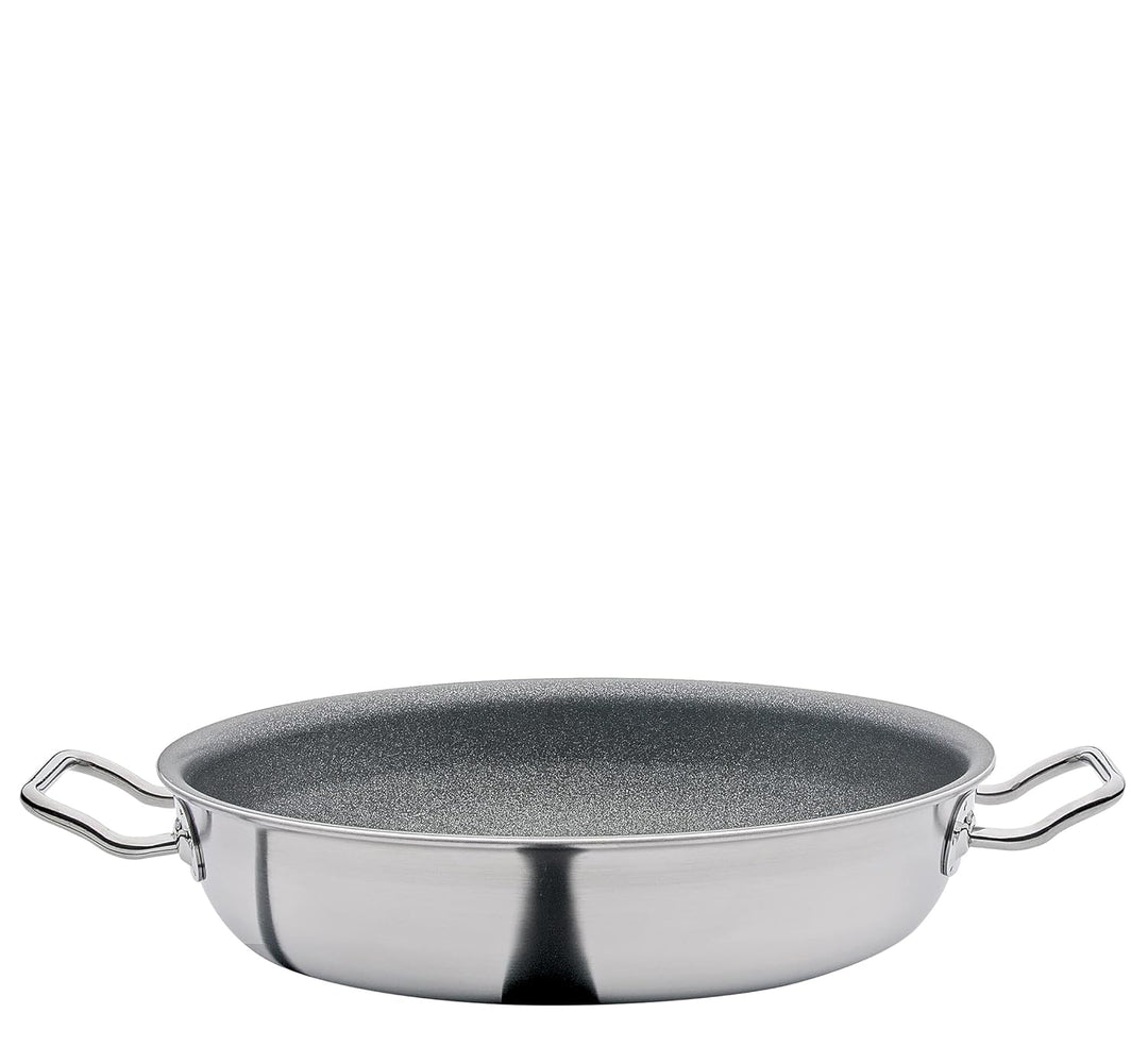 Spring Vulcano Intense Pro Servierpfanne XL | Hochrand 7cm | Ø32cm | Antihaftbeschichtet mit Schweiz