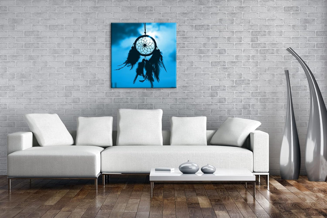 deyoli Traumfänger im Wind Format: 70x70 Effekt: Zeichnung als Leinwandbild, Motiv auf Echtholzrahme