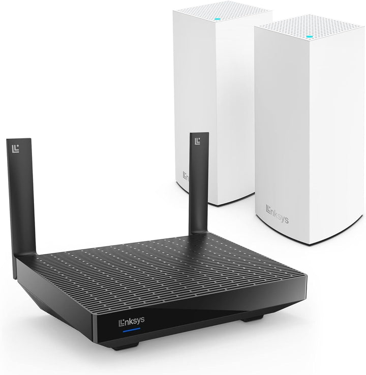 Linksys Blue Label Mesh-WiFi 6-System – 1 x AX5400-Router + 2 x AX5400 Nodes – Dual-Band Mesh Wirele