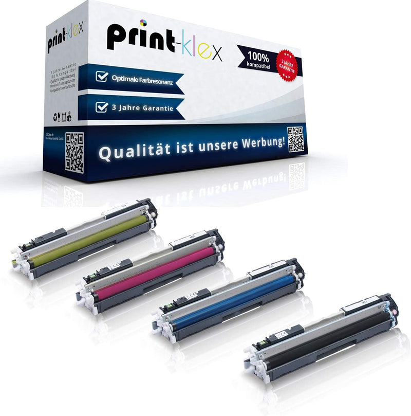 4x Print-Klex Tonerkartuschen kompatibel für HP Color LaserJet Pro MFP M176n Color Laserjet Pro M177