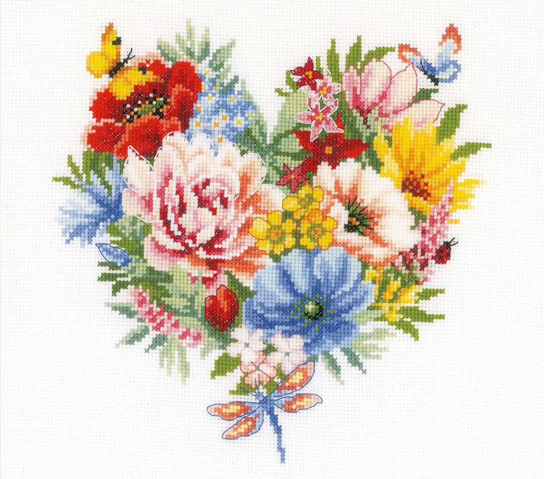 Vervaco PN-0179766 Kreuzstichset, Mehrfarbig, 25x25cm