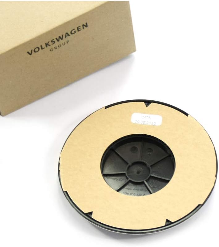 Volkswagen 1S6853630CFOD Emblem Zeichen Chrom schwarz, neues VW Logo