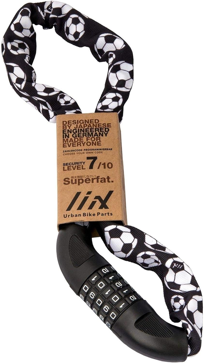 Liix Zahlenschloss Big Lock 85 cm, Fussball, BigLock