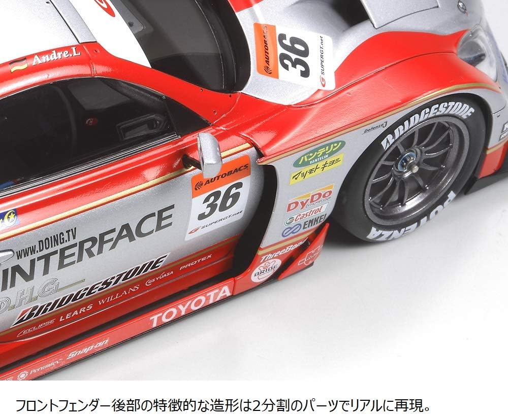 TAMIYA 24293 1:24 Open Interface Tom´S SC430 SGT 2006, Modellbausatz, Plastikbausatz, Bausatz zum Zu