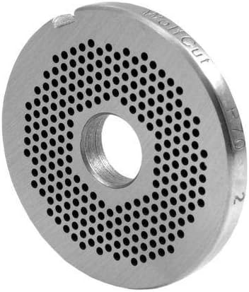 Wolfcut Lochscheiben Ersatz für/kompatibel mit Fleischwolf Edertal EMS70 Werkzeugstahl (2,0 mm), 2,0