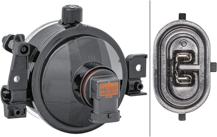 HELLA 1N0 354 016-021 Halogen-Nebelscheinwerfer - rechts - für u.a. Ford Focus II (Da_, Hcp, Dp), re