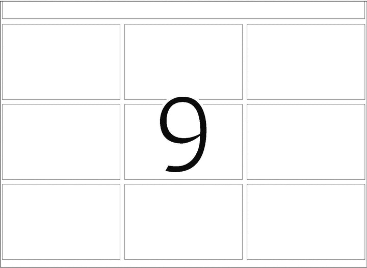 HERMA 2950 Haftetiketten für Druckmaschinen, 34 x 53 mm, Blattformat 168 x 120 mm, DP1, 2500 Aufkleb