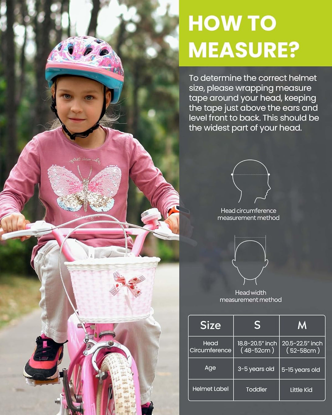 OutdoorMaster Kinderhelm, Fahrradhelm für Kinder, Individuelle Grössenanpassung, Optimierte Belüftun