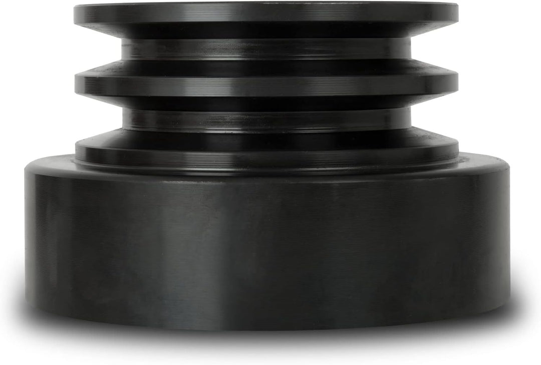 EBERTH Doppel Fliehkraftkupplung 25mm Welle für Doppelkeilriemen, 7mm Passfedernut, 58mm Keilriemenr