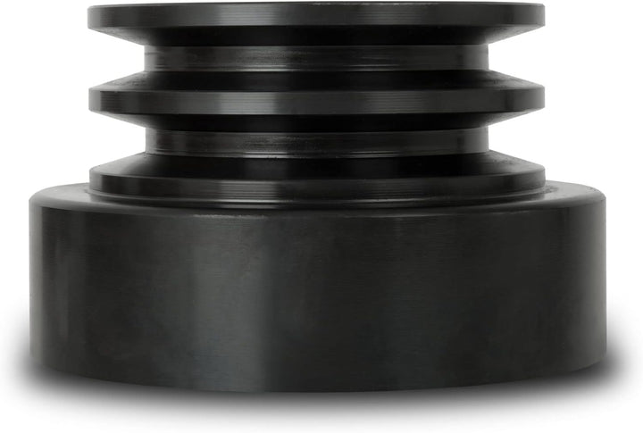 EBERTH Doppel Fliehkraftkupplung 25mm Welle für Doppelkeilriemen, 7mm Passfedernut, 58mm Keilriemenr