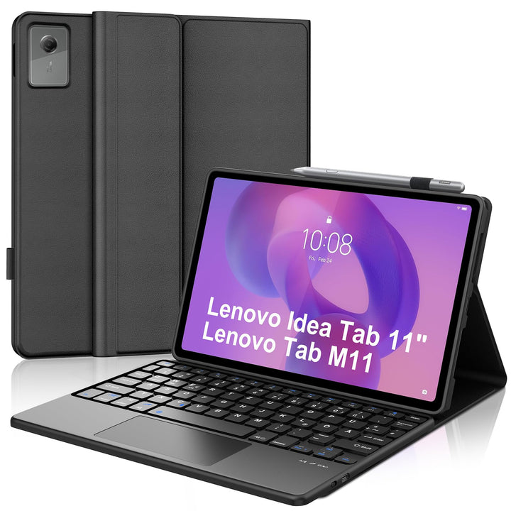Tastatur Hülle für Lenovo Idea Tab 2025 11 Zoll (TB-336ZU TB-336FU) mit Touchpad, Kabellose Bluetoot