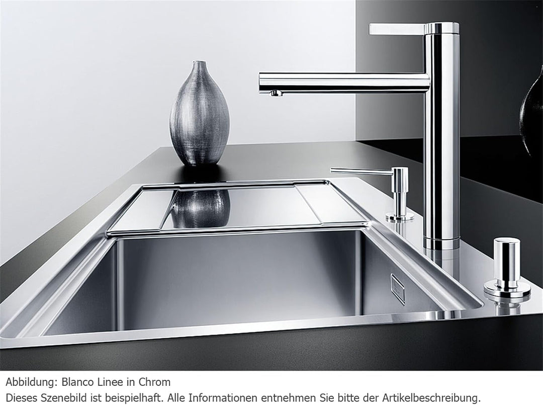 BLANCO LINEE chrom | Hochdruck | Rückflussverhinderer | Keramik Kartusche | Gesicherte Wasserqualitä