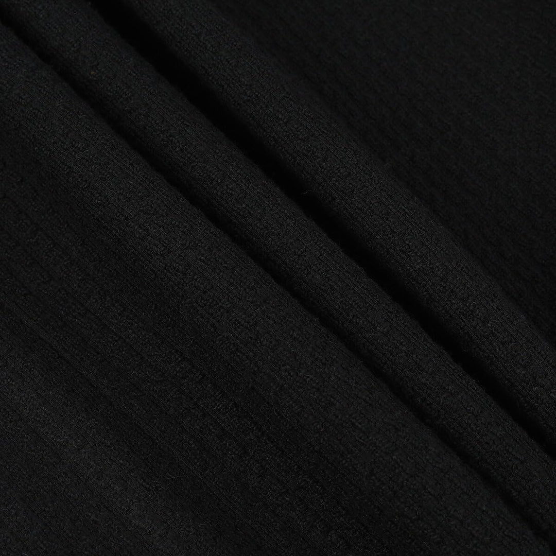 Allthemen Herren Cardigan Grobstrick Reissverschluss Strickjacke mit Stehkragen Winter Pollover Knit