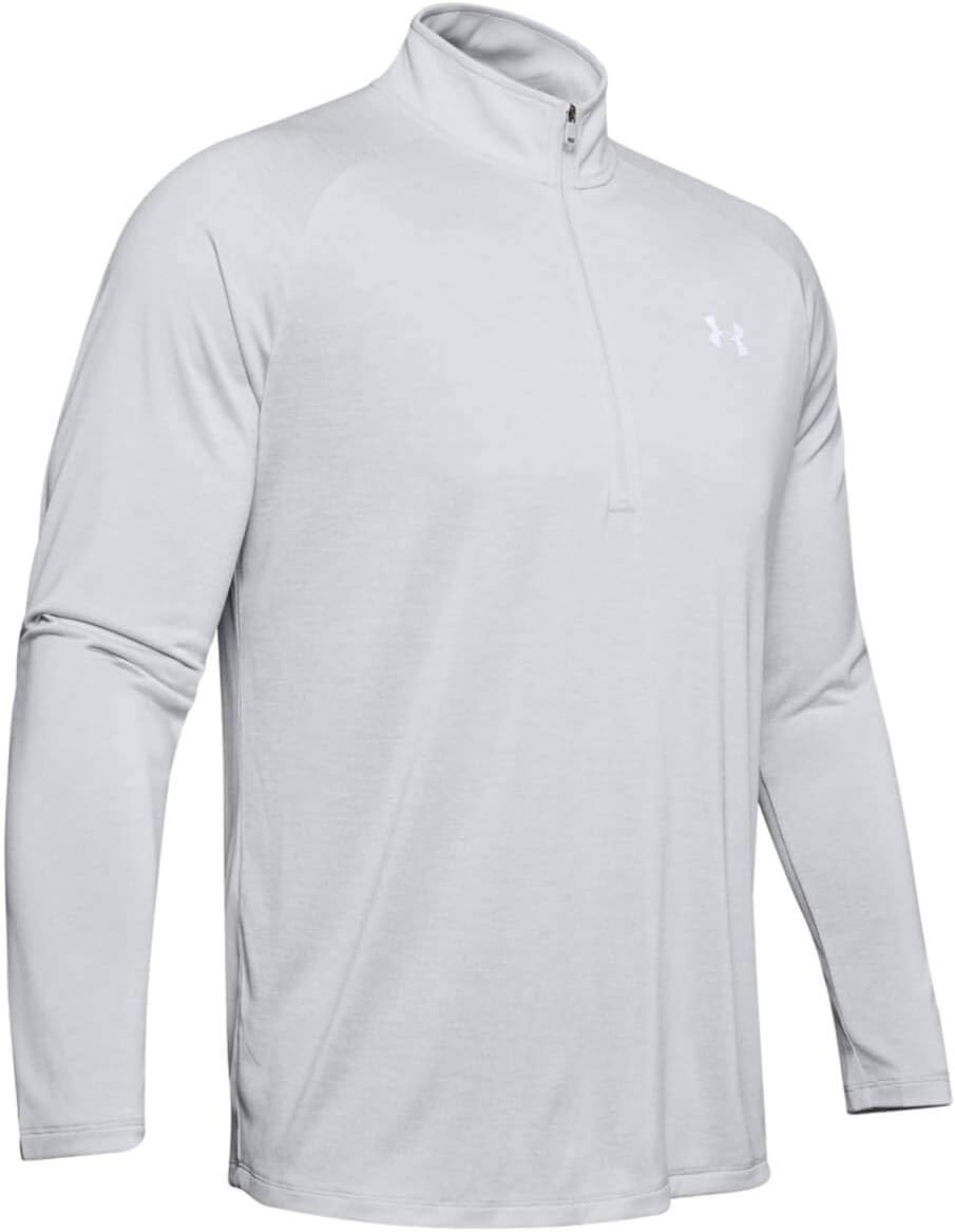 Under Armour Tech 2.0 1/2 Zip Zip Top Herren Grauweiss 4XL, Grauweiss 4XL