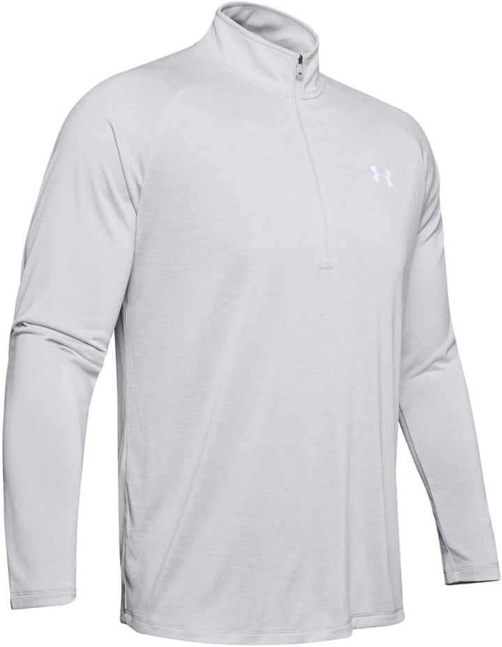 Under Armour Tech 2.0 1/2 Zip Zip Top Herren Grauweiss 4XL, Grauweiss 4XL