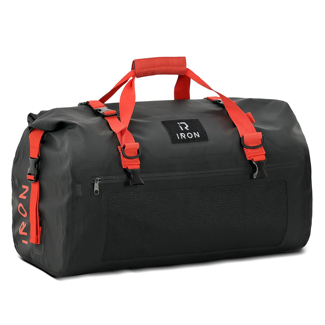 BORLENI Motorrad Hecktasche Gepäckrolle wasserdicht 30L – Premium Motorradtasche mit Rolltop, Reflek