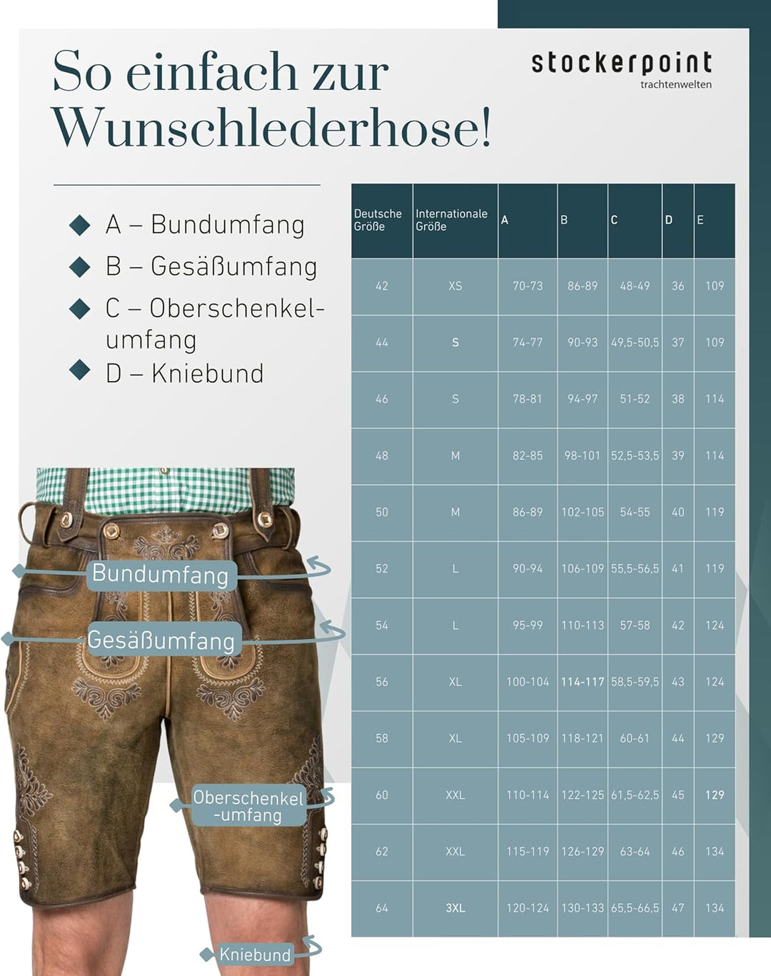 Stockerpoint Herren Hose 50 Havanna Gespeckt, 50 Havanna Gespeckt