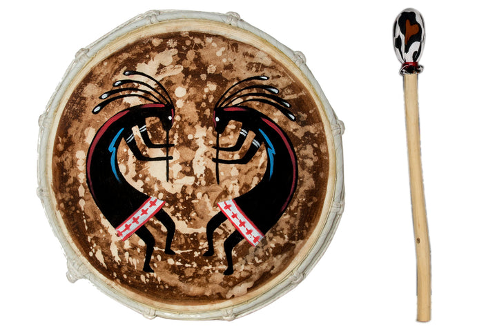40cm Grosse Schamanentrommel Cocopelli Gemalt Rahmentrommel Bodhran Drum