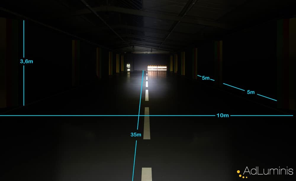 AdLuminis Blackline LED Arbeitsscheinwerfer mini 20 Watt 1850 Lumen, Spot, Zusatzscheinwerfer, Arbei