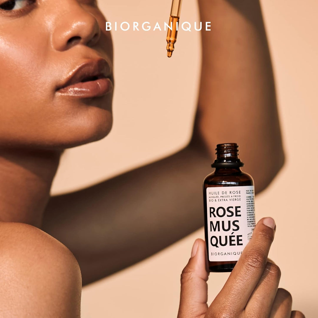 BIO Hagebuttenöl (Wildrosenöl) -100% rein, natürlich und kaltgepresst - 50 ml - Pflege für Haar, Kör