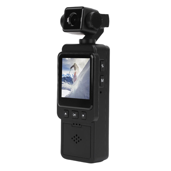 Denash 1080p Vlog -Kamera, Multi -Achse -Stabilisierung mit 270 -Grad- und 180 -Grad -Objektivrotati