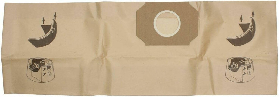 LUTH Premium Profi Parts Filterbeutel Thomas 787101 Nr 201 für Multisauger Nass Trocken 5stk