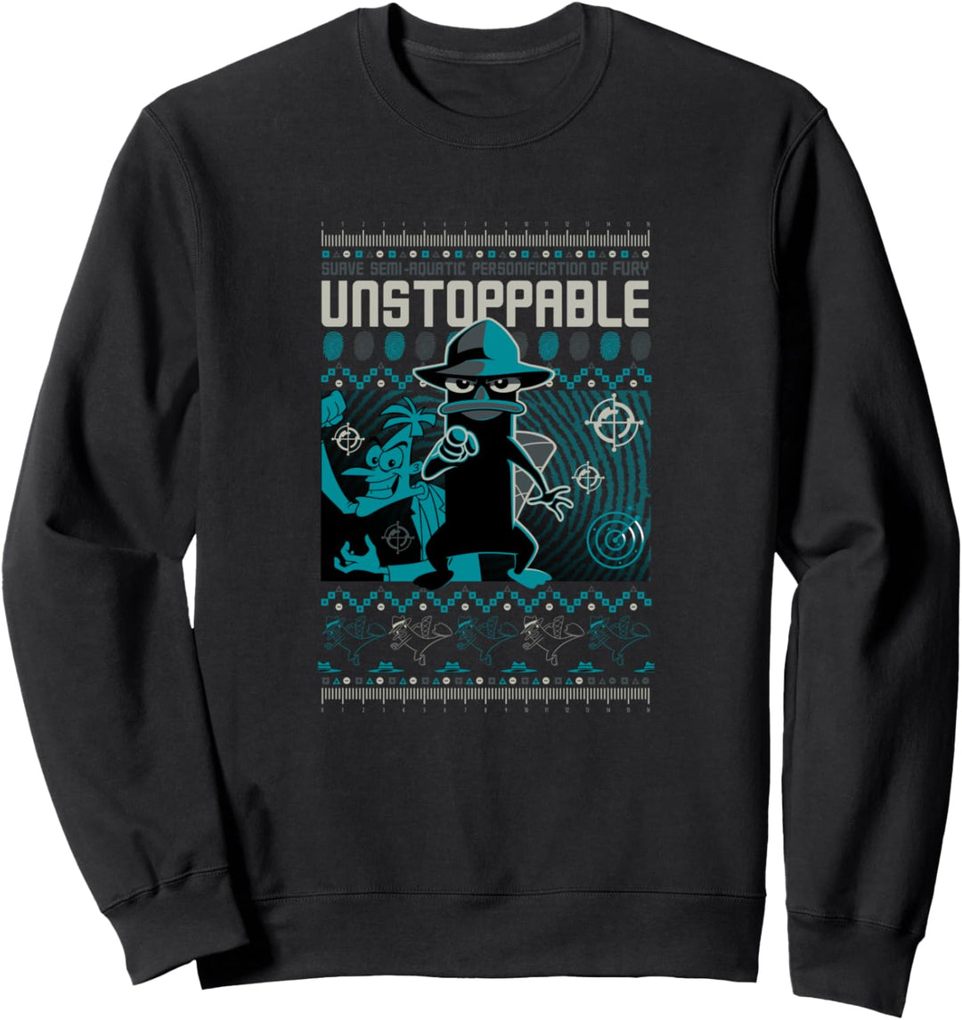 Disney Phineas und Ferb Unstoppable Perry Poster Sweatshirt