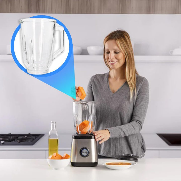 Anakel Home Ersatz-Mixbecher Taurus 089152000, kompatibel mit Magnum 1000 und Optima 1300 | Glas-Mix