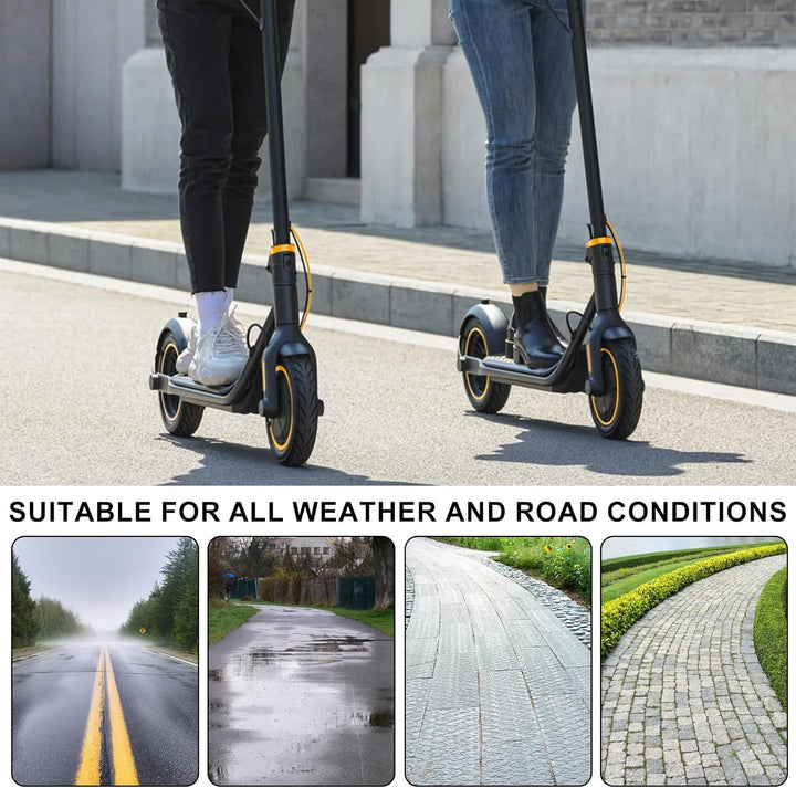 Elektroroller Vorderrad Für Ninebot Max G30, 60/70-6.5 Vakuumreifen Mit Trommelbremse, 10 Zoll Scoot
