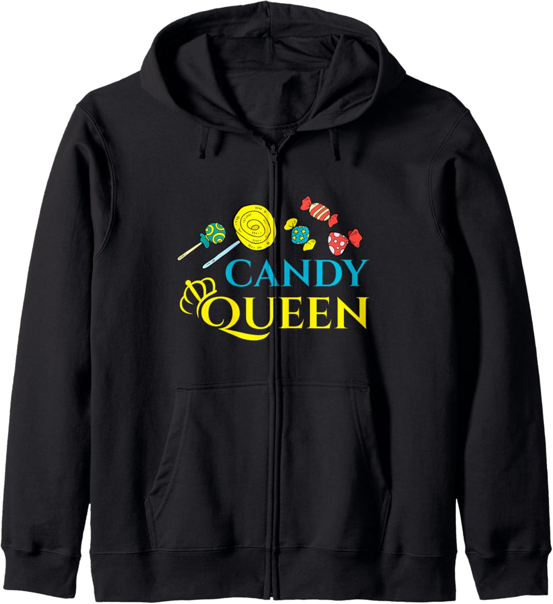 Funny Candy Queen Gift For Lollipop Lover Sweet Tooth Kapuzenjacke