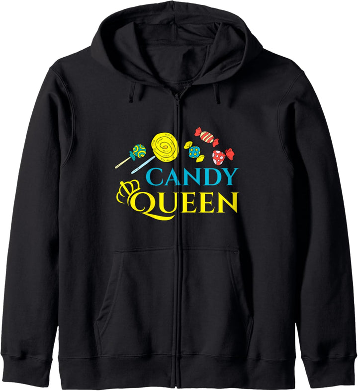 Funny Candy Queen Gift For Lollipop Lover Sweet Tooth Kapuzenjacke
