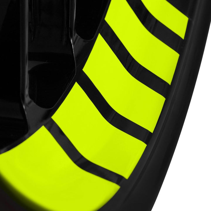 Felgenbettaufkleber im GP Design - Komplettset für 16" bis 19" - Farbe & Breite wählbar neon gelb 1.