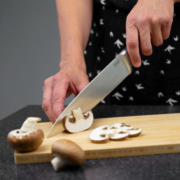 Lurch 230400 TANGO Messerblock (magnetisch) aus Bambus mit 6 TANGO Messern aus korrisionsbeständigem