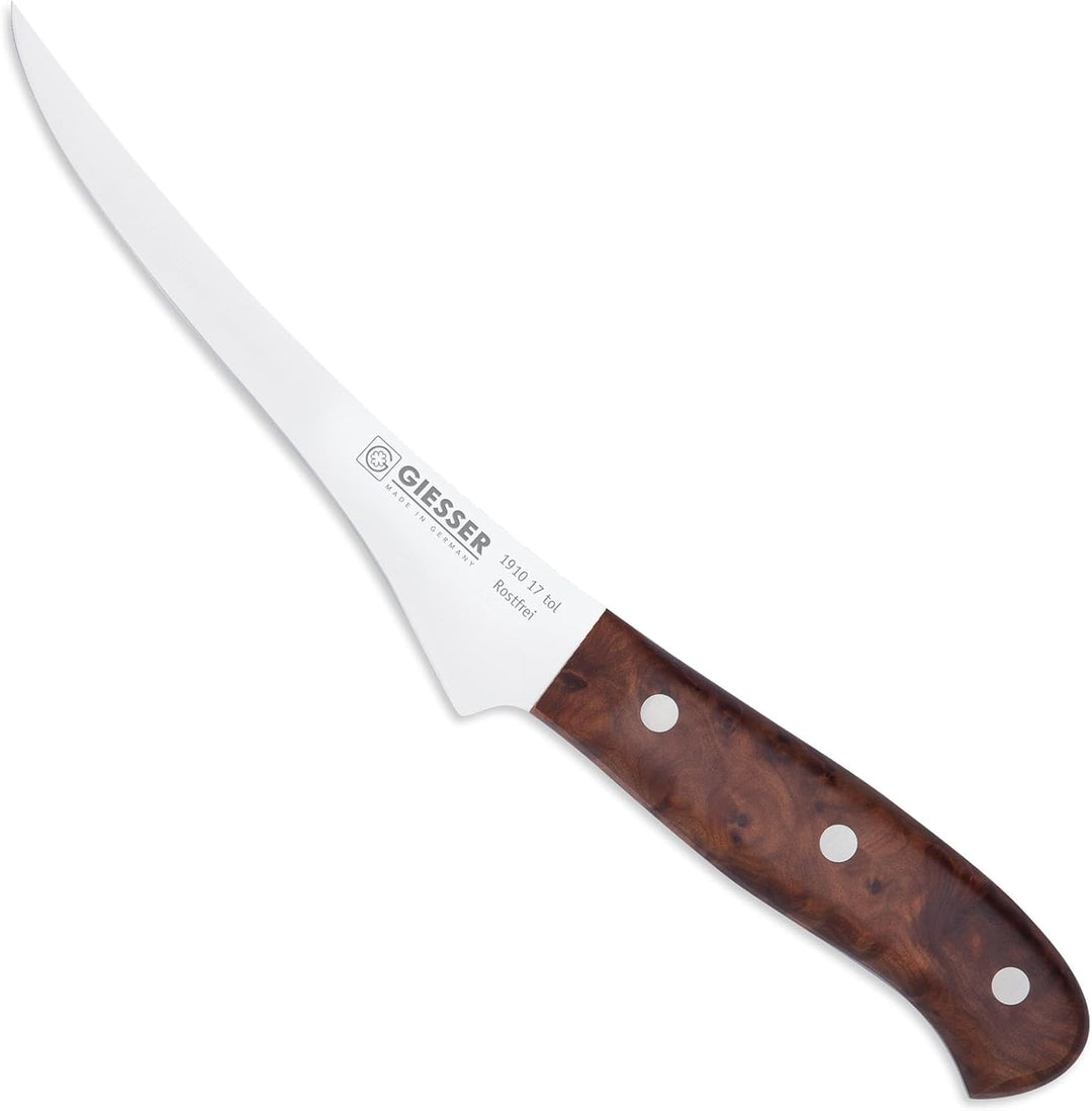 GIESSER seit 1776 - Made in Germany - Filetiermesser 17 cmTree of Life, PremiumCut Filet No 1, Filie