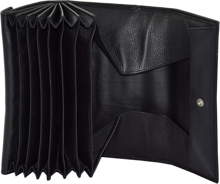 Menzo Kellnerbörse aus echten Leder, Kellnertasche, Kellnerportemonnaie, Kellnerbeutel schwarz
