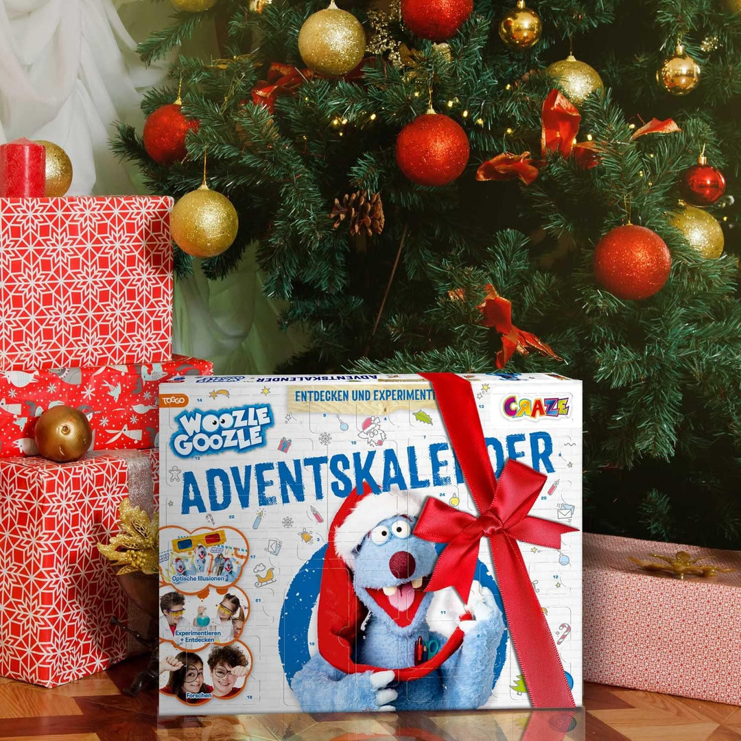 CRAZE Woozle Goozle Wissenschaft Adventskalender - Spielzeug Adventskalender mit Experimente für Kin