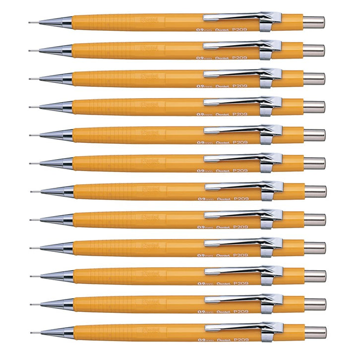 Pentel P200 Druckbleistift/P209-G-HB 0,9mm Gehäuse: gelb, 1 Stk
