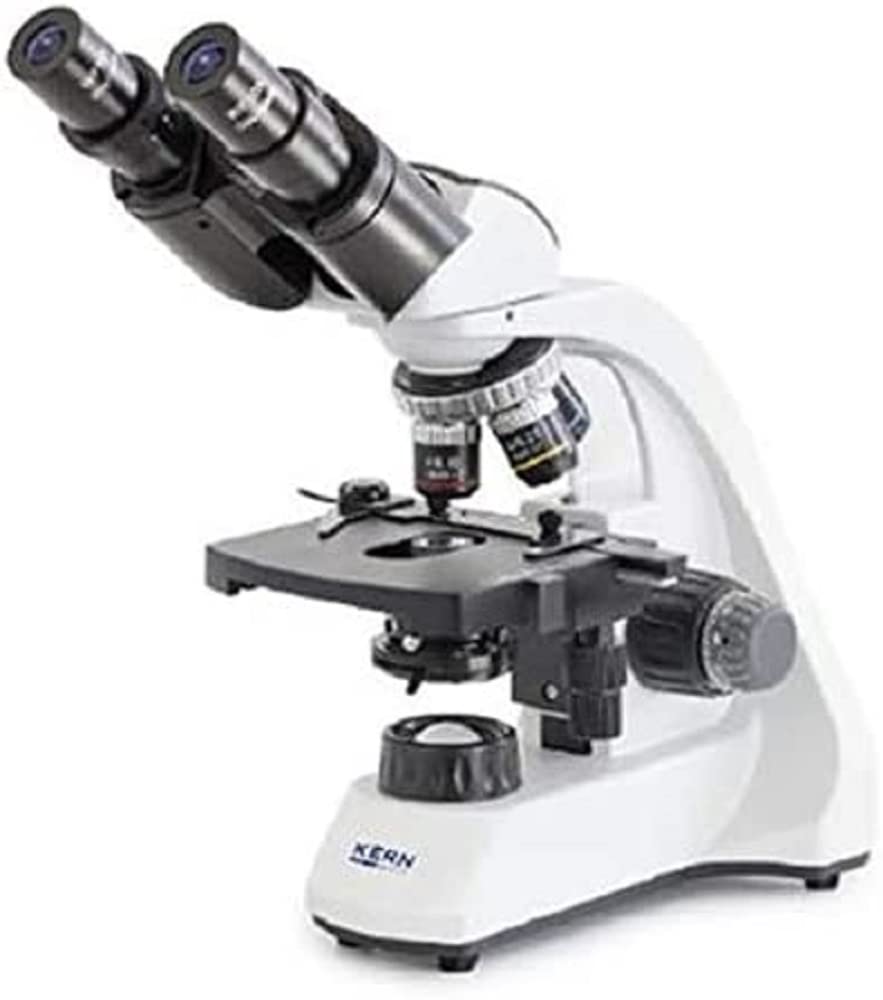 KERN Durchlichtmikroskop OBT 106 (Schulmikroskop, Tubus Binocular, Beleuchtung 1 W LED, Objektive 4