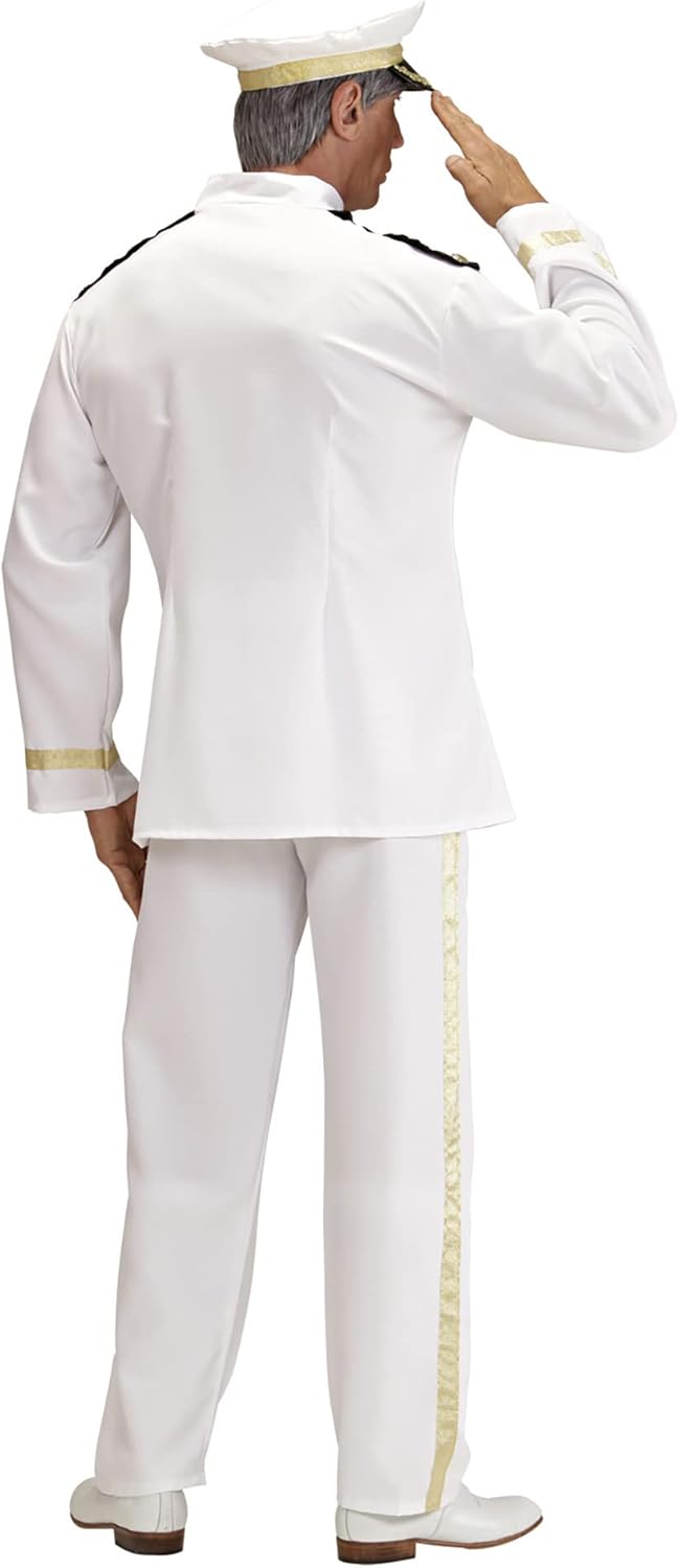Widmann - Kostüm Marine Kapitän, Seemann, Matrose, Captain, Faschingskostüme, Karneval XL, XL