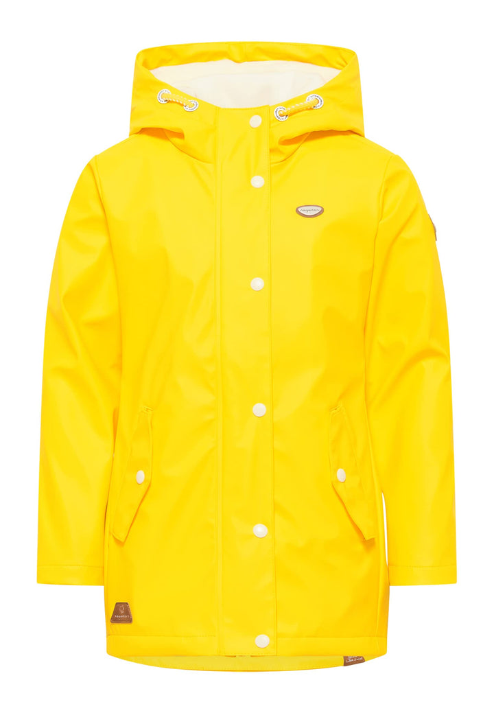 Ragwear Marjanka Mädchen Jacke Regenjacke Übergangsjacke Kinder Regenmantel Mantel Coat 164 Gelb, 16