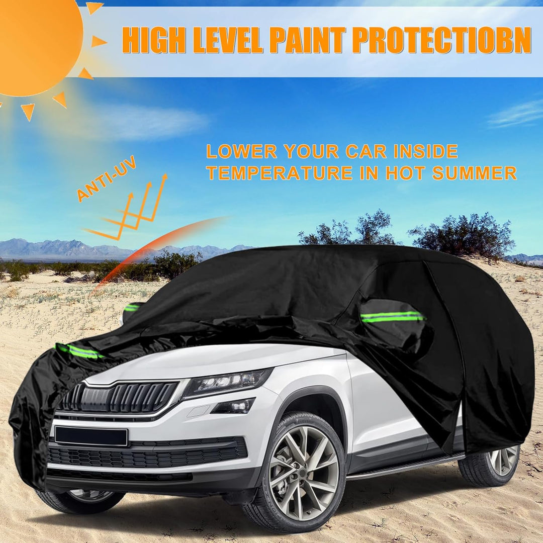 Autoschutzhülle Auto Abdeckung Geeignet für Skoda Kodiaq 2016-2023, Autoabdeckung Auto Abdeckplane m